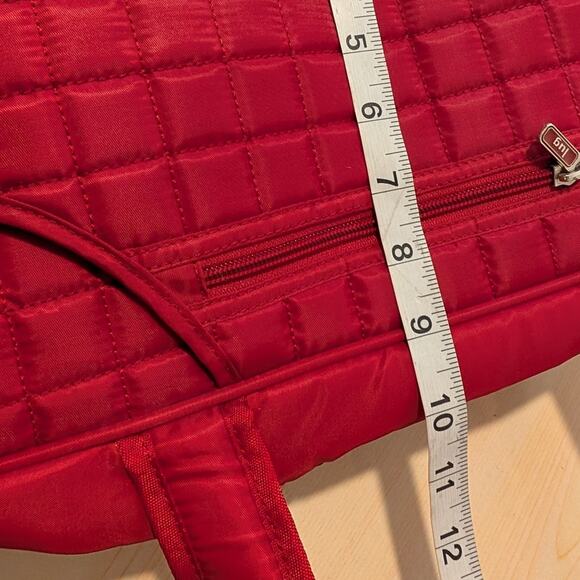 Lug Red Quilted Women's Gym Duffle Bag - Picture 10 of 11